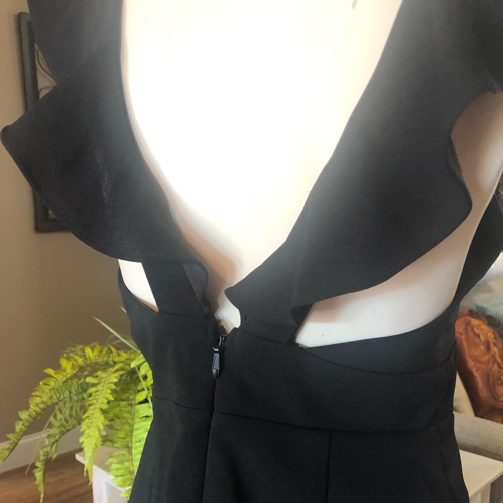 Lulu's Black Ruffle Dress - Picture 5 of 7